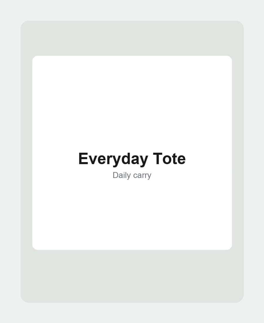 Everyday Tote