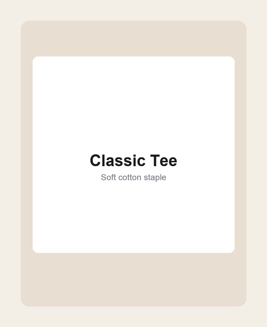 Shop the essentials